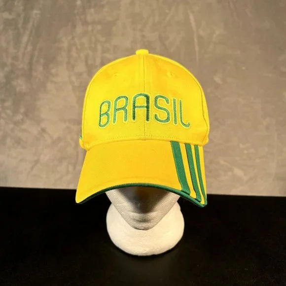 Adidas FIFA World Cup 2010 Brazil Hat Men's One Size Yellow Cap